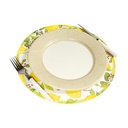 Caspari Limoncello Paper Placemats - 1 Each, 12 per Pack