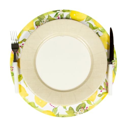 Caspari Limoncello Paper Placemats - 1 Each, 12 per Pack