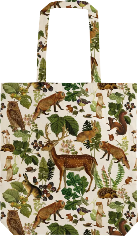 Tote bag algodón eco bosque