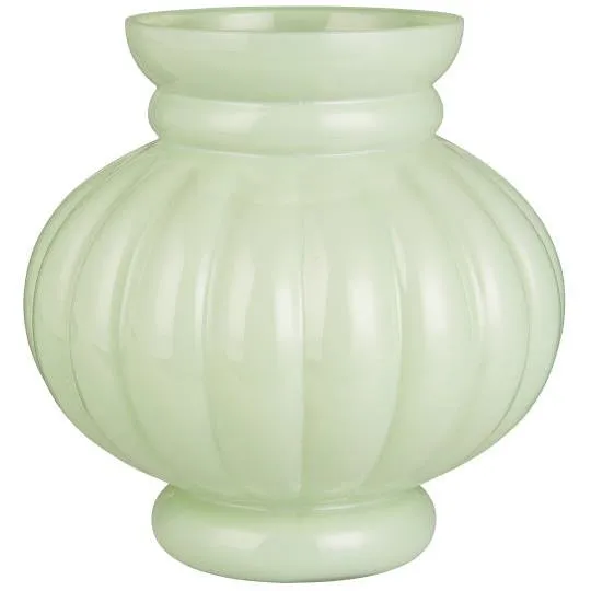 Jarrón verde Opal