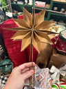 Estrella Navidad papel marron