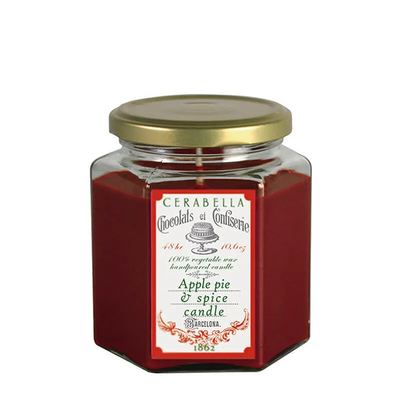 Vela tarro grande Manzana y especias