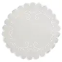 paño redondo bordado