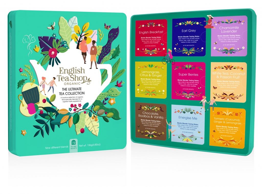 English Tea Shop the Ultimate Green BIO Gift Set in a Tin Box of 72 Bags
