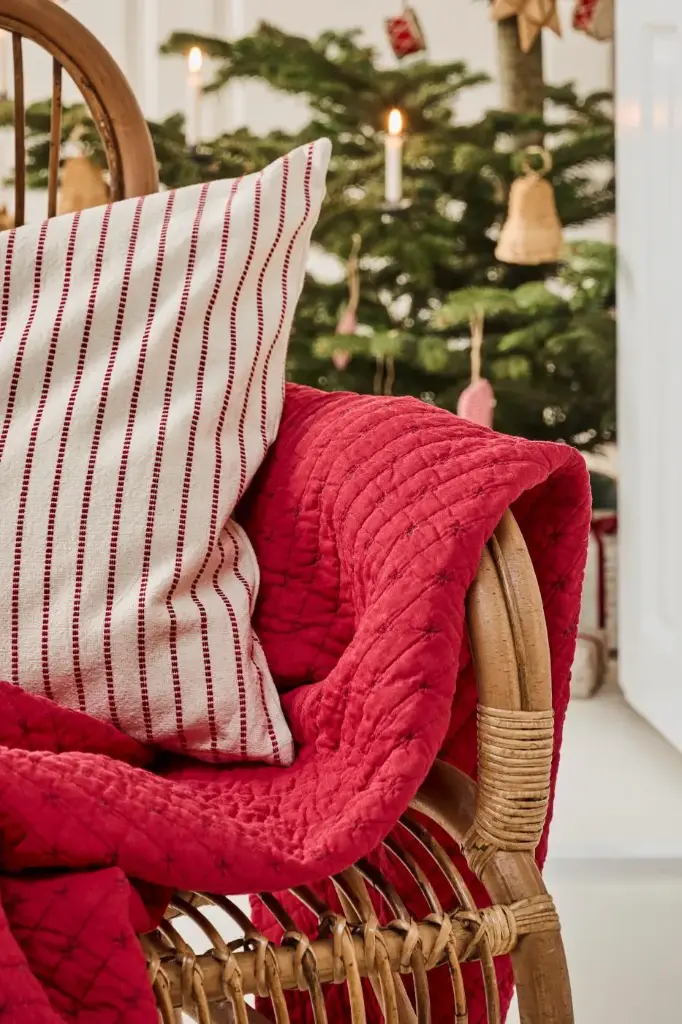 Manta Roja Quilt 