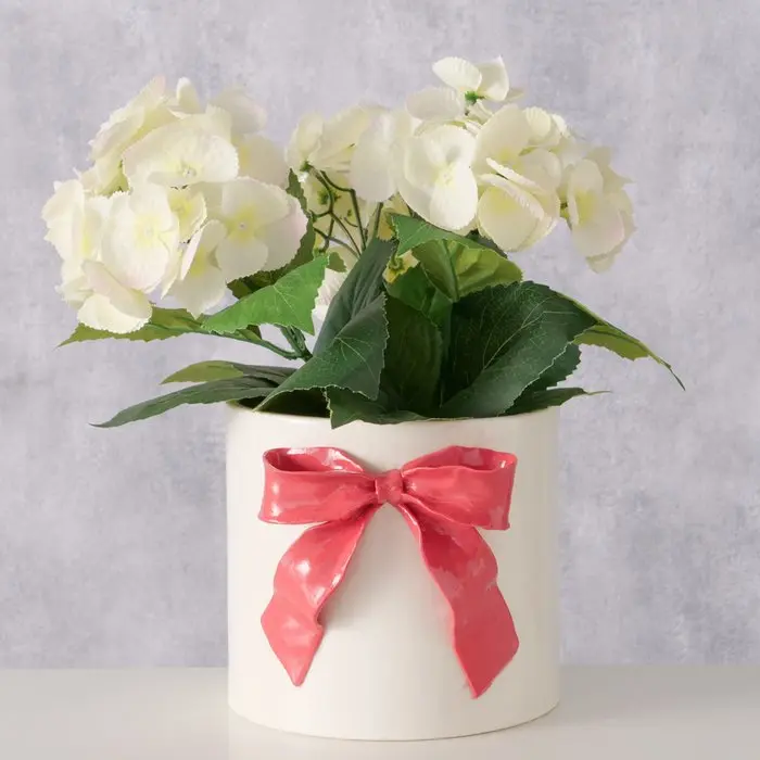 Masetero Porcelana con Lazo 