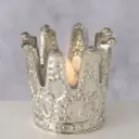 Portavela Corona cristal 