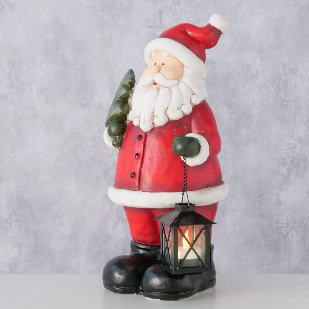 Figura Santa con Farol 40cm