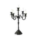 Candelabro Negro 5 Brazos