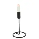 Candelero Negro Metal Pequeño