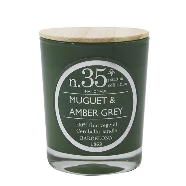 Vela Number Muguet y Amber