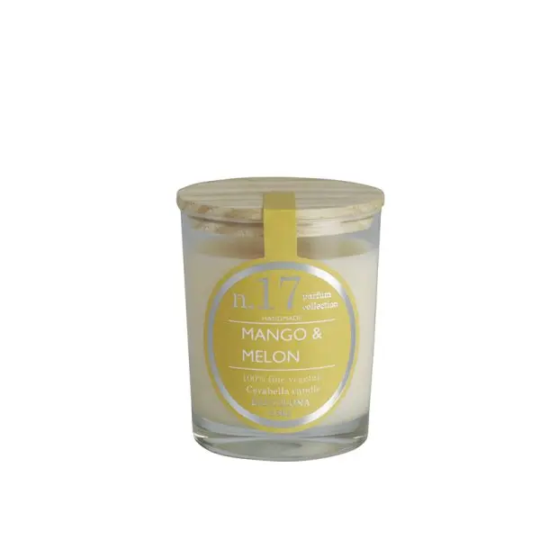 [PERF17P] Mini vela numbers 17 Mango Melón