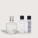 Cofre Lámpara Catalítica Cuadrada + 2 Perfumes