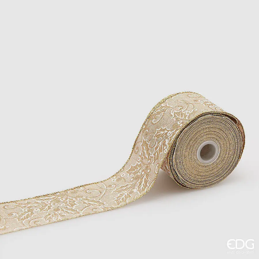 Cinta con motivo de acebo 