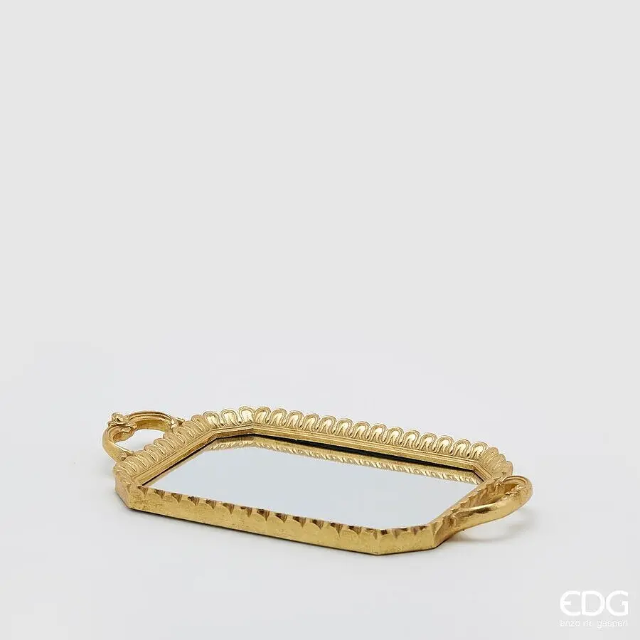 [714332,010] Bandeja de espejo decorativa pequeña