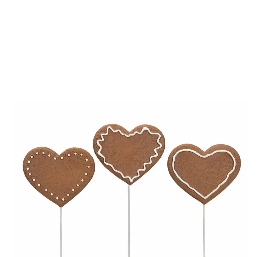 Galleta de Jengibre Corazón con pincho