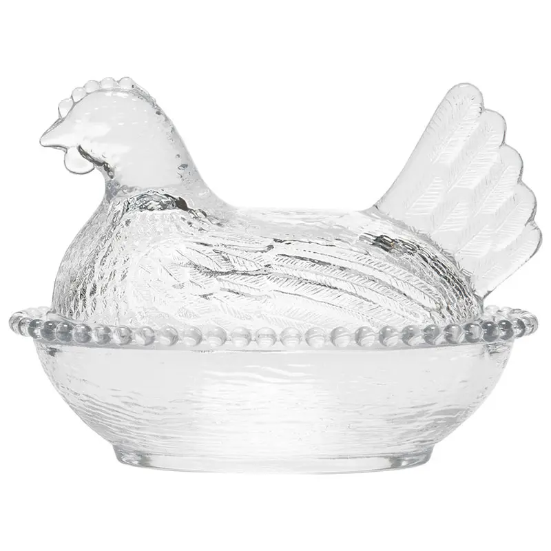 Gallina Cuenco de Cristal