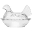 Gallina Cuenco de Cristal