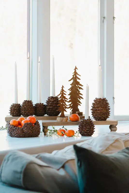 Candelabro Piña Multi Poli