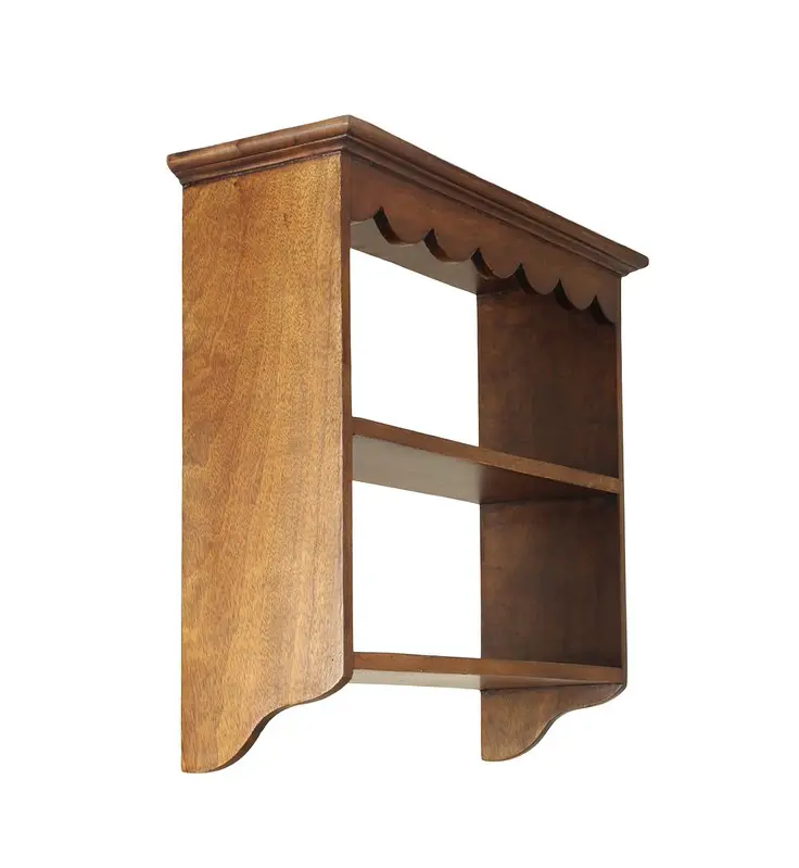 [383702] Estante de pared Sigurd madera marrón 