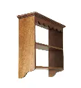 Estante de pared Sigurd madera marrón 