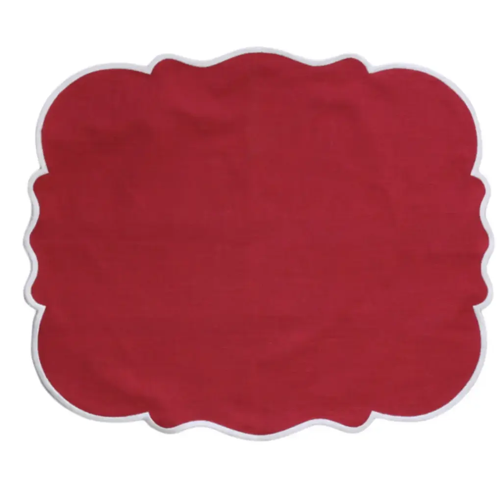 Individual de mesa Saga rojo 