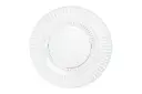 PLATO CRISTAL  RAYADO TRANSPARENTE 