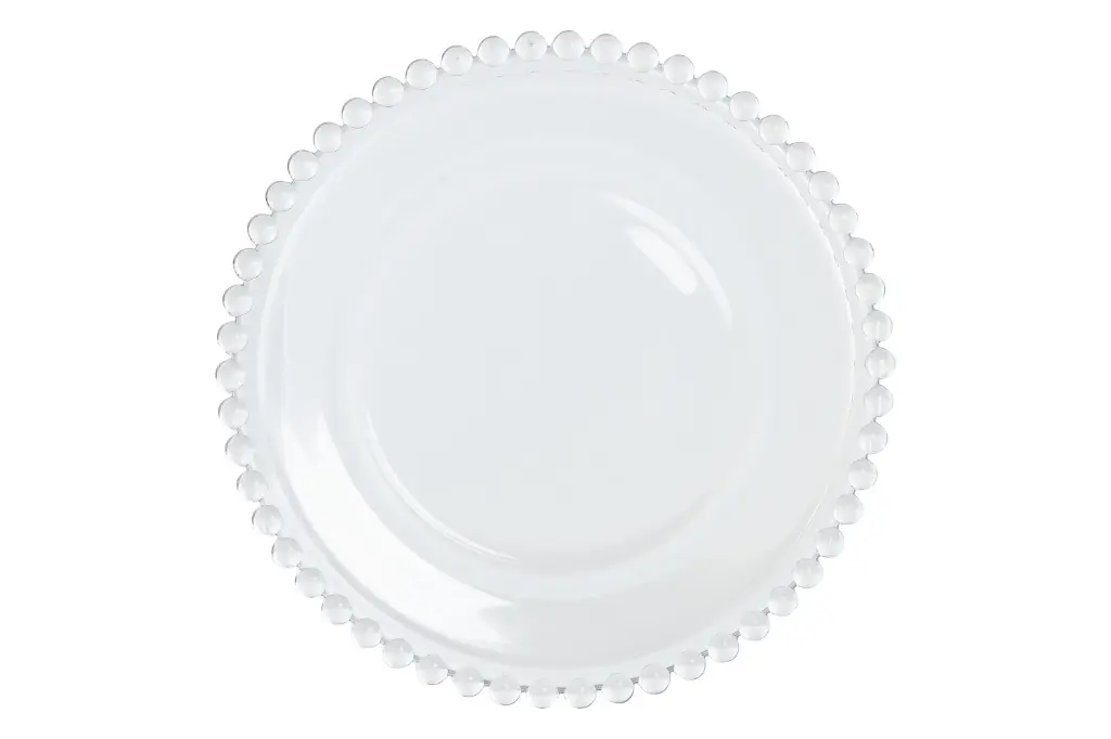 Plato Cristal Transparente 21cm 