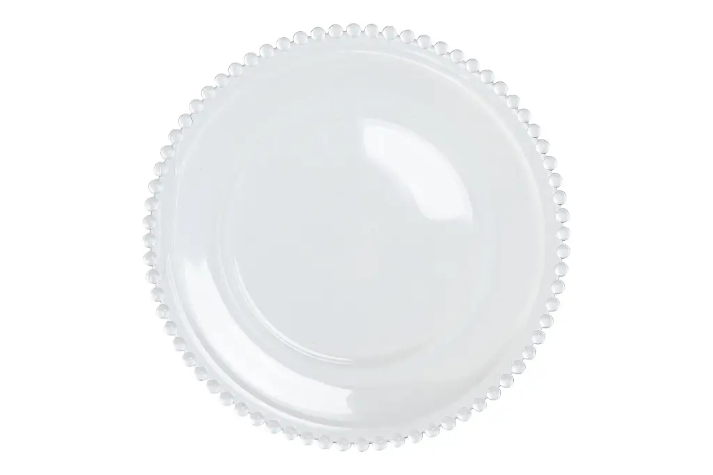 Plato Cristal Transparente 27cm