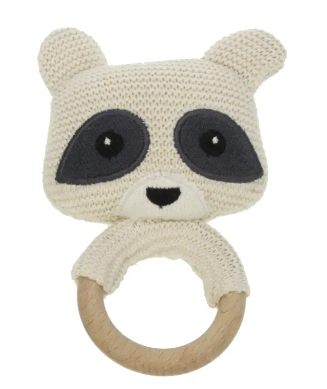 Sonajero mapache 100% cotton 9,5x5x17cm