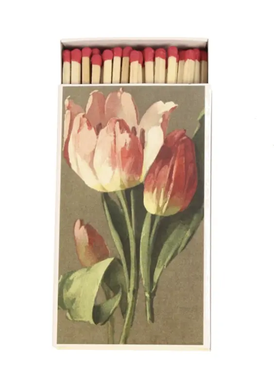 Cerillas tulipanes11x6,5x2 cm