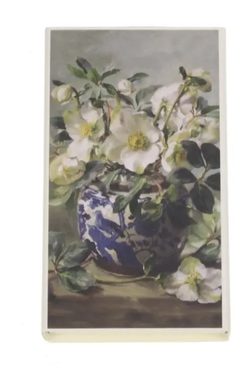 Cerillas flores en jarron11x6,5x2cm