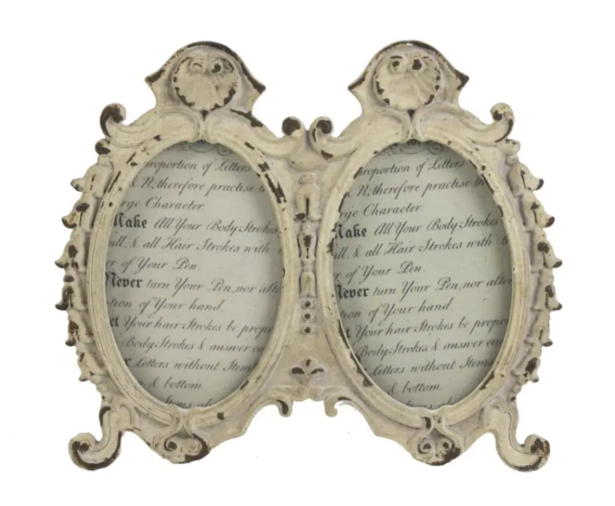 Doble portafotos (5x7,5cm) 12,5x1,5x11cm