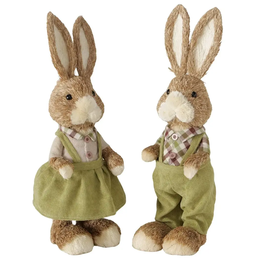 [2079200] Figura conejo Paja 43cm