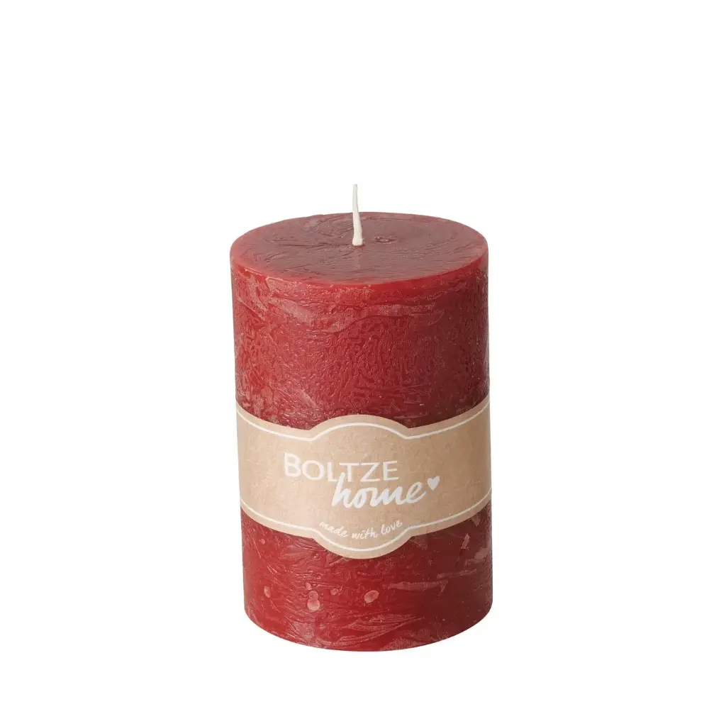 [2053077] Vela Pilar Rojo 10cm