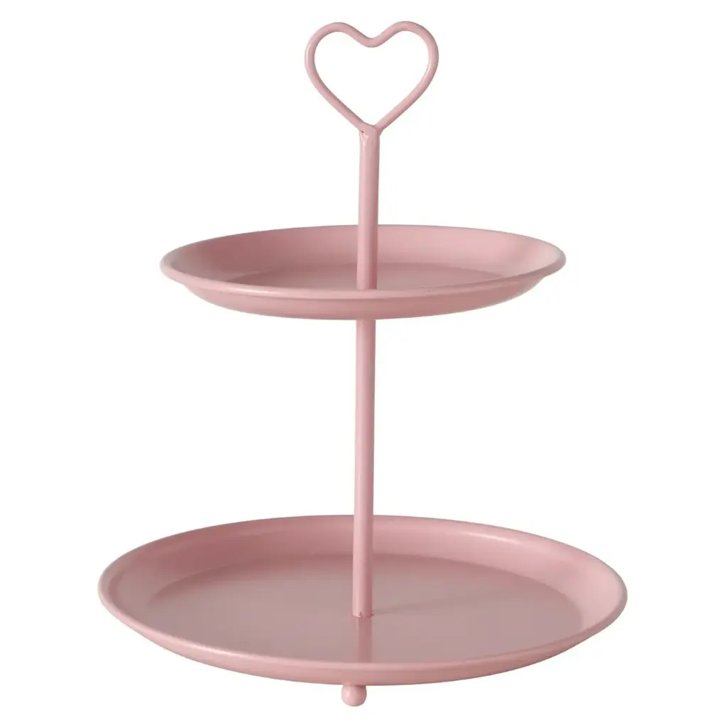 [2077523] Bandeja 2 alturas 25cm rosa