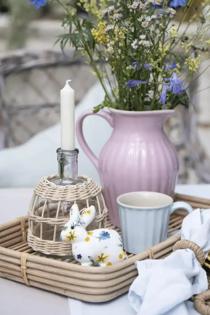 [7211-27] Vela de cena corta marfil rústica Ø:2,2 H:11