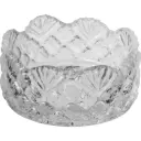 Bandeja cristal velas pequeña transparente