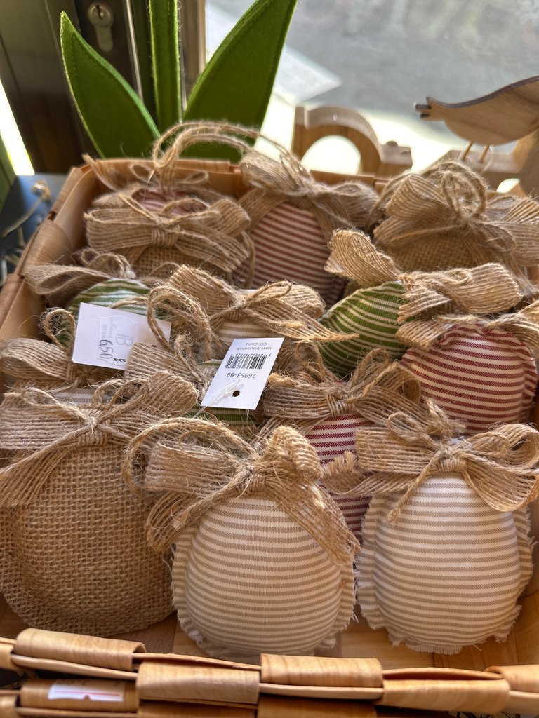 Huevos colgar tela varios colores