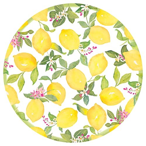 Salvamantel cartulina Limones 12 uds.