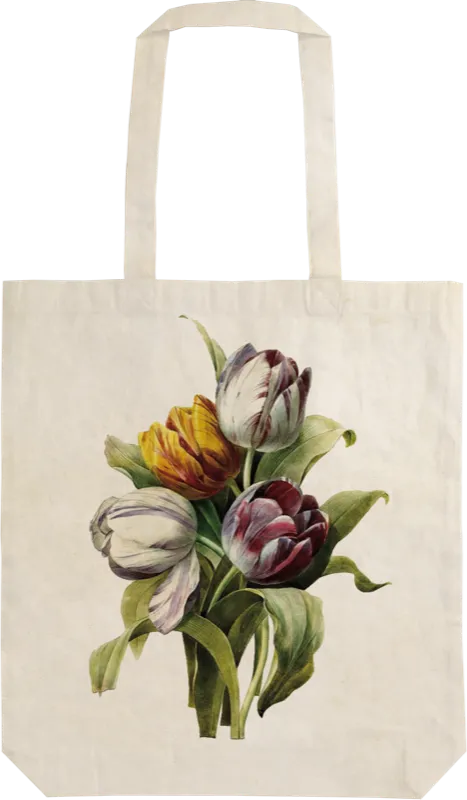 Tote bag algodón eco Tulipanes
