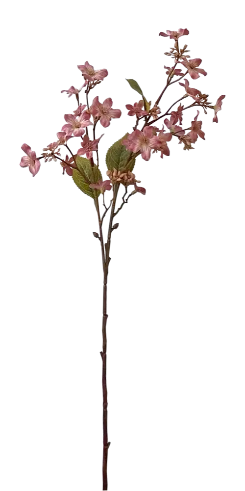 Flor artificial color rosa 63cm