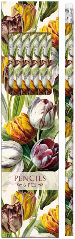 Caja 6 Lapices Tulipanes