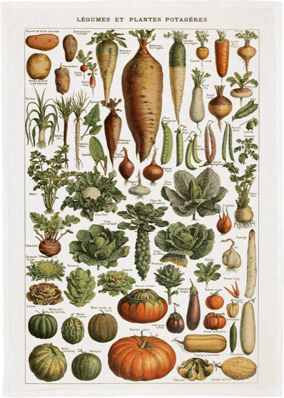 Paño de Cocina Verduras