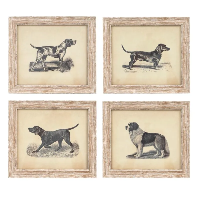CUADRO 21X18 PERRO 4MODELOS