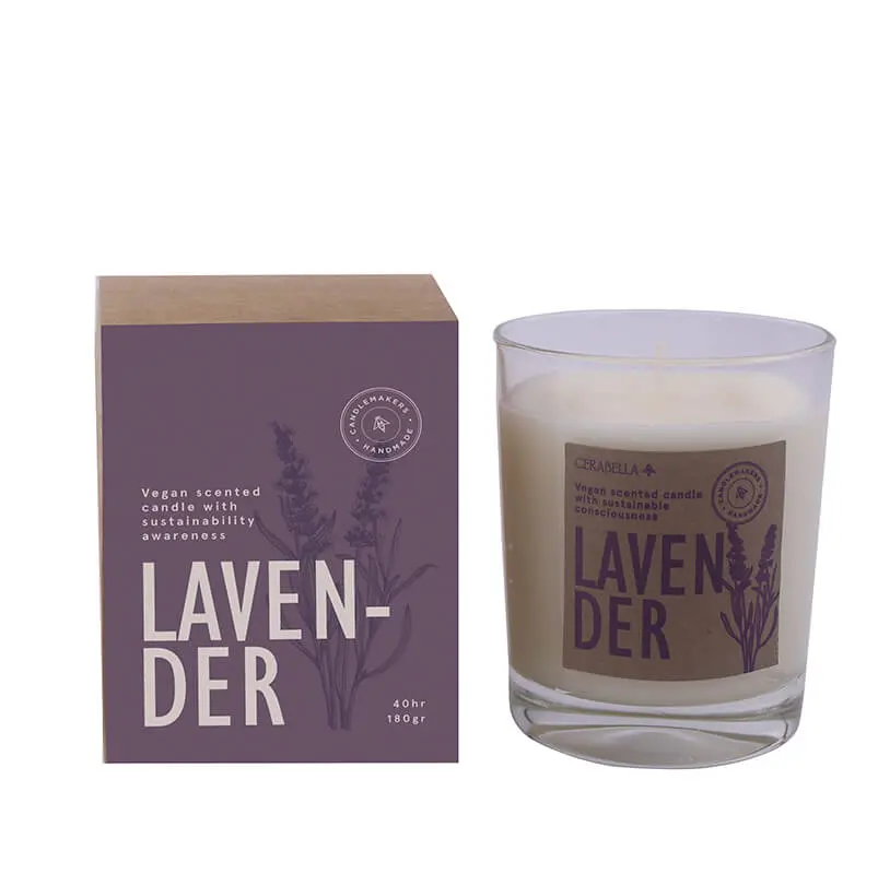 Vela Lavanda vaso
