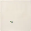 Servilleta Flora con flor azul bordada