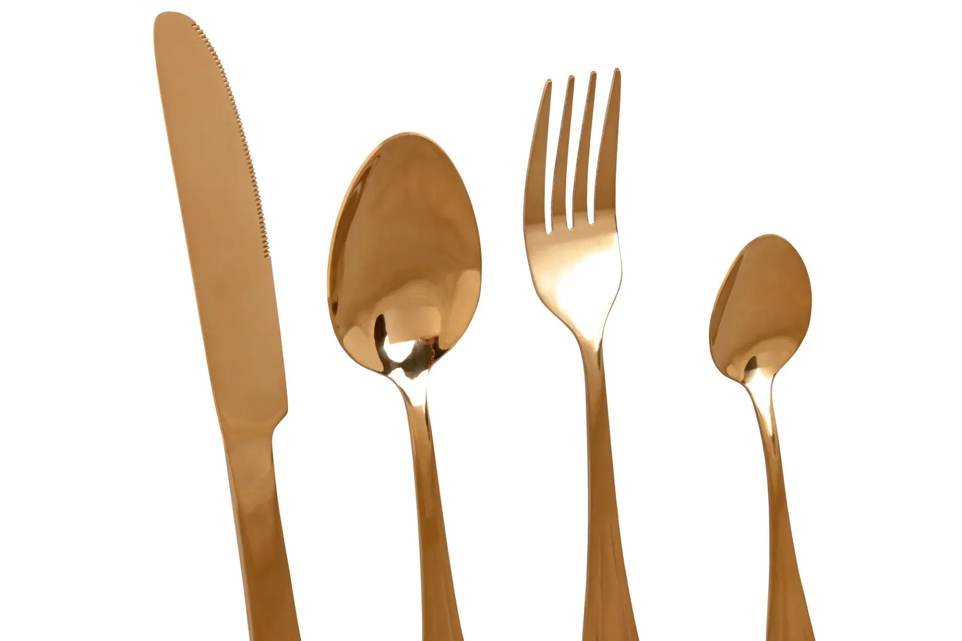 CUBERTERIA SET 16 INOX DORADO