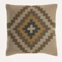 COJÍN LANA YUTE 45X45 KILIM