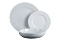 VAJILLA SET 18 PIEZAS PORCELANA PERLA RELIEVE